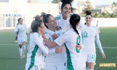 feminine joie victoire amical tunisie novembre 2021