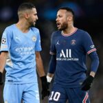 mahrez contre neymar embrouille psg city duel