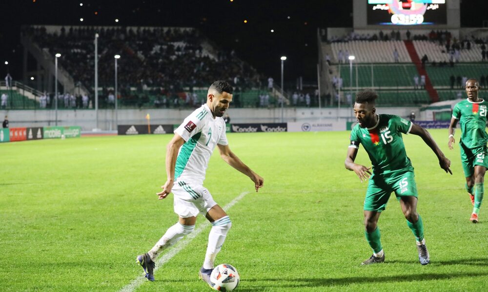 mahrez debordement burkina faso 2 2 novembre 2021 blida tchaker