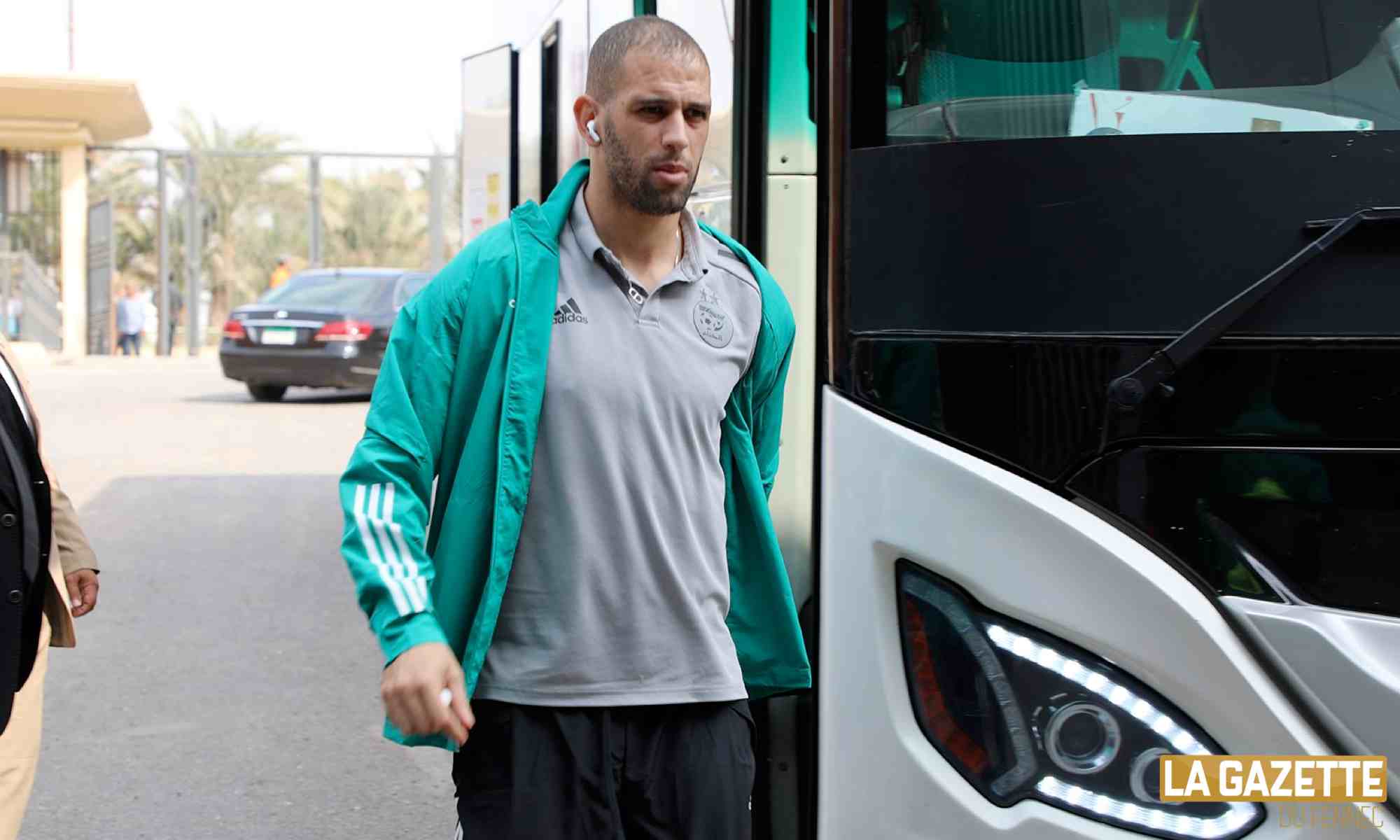 slimani islam sortie bus avant match