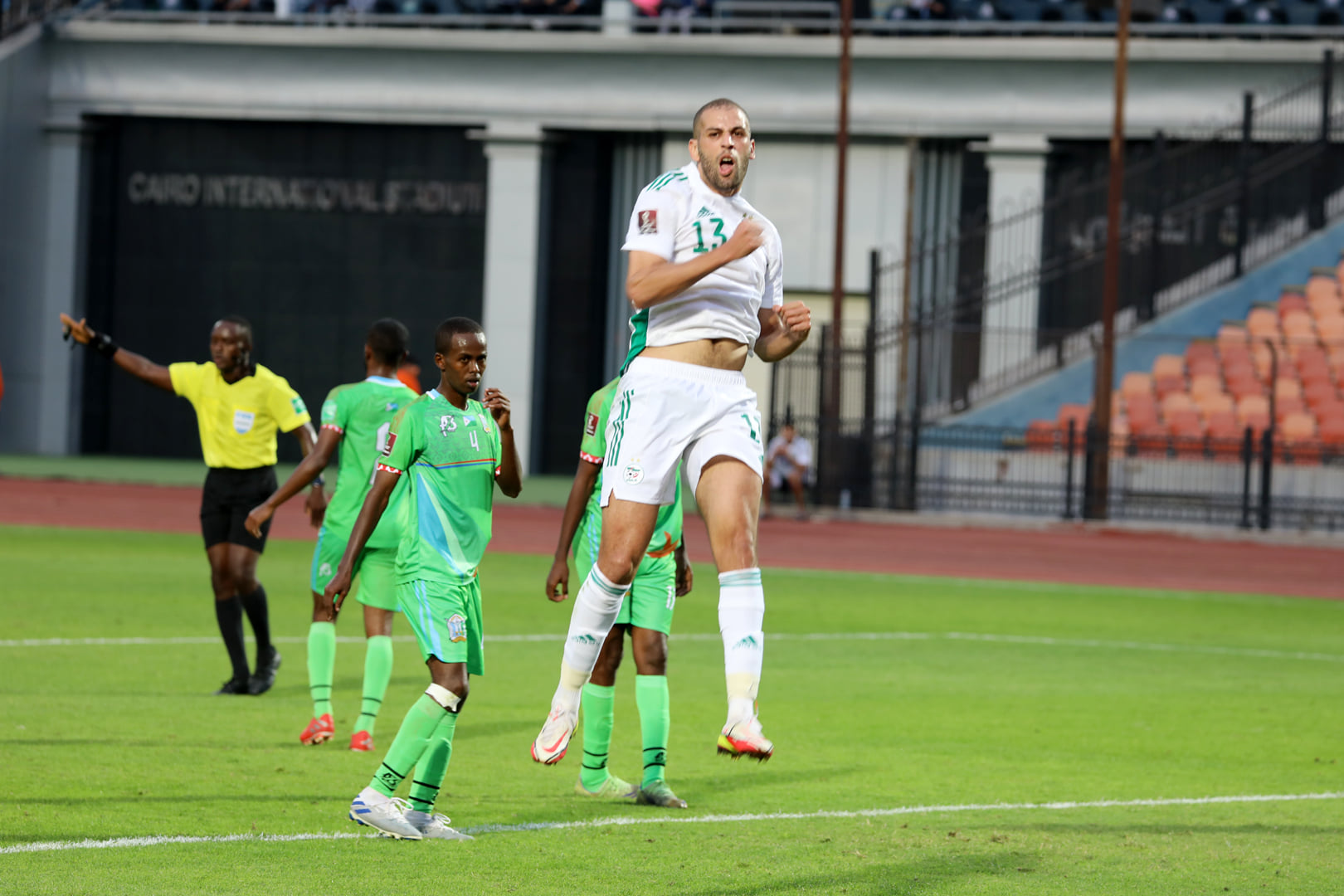 slimani rage but 38 djibouti vs algerie 4 0 12 novembre 2021 cairo stadium
