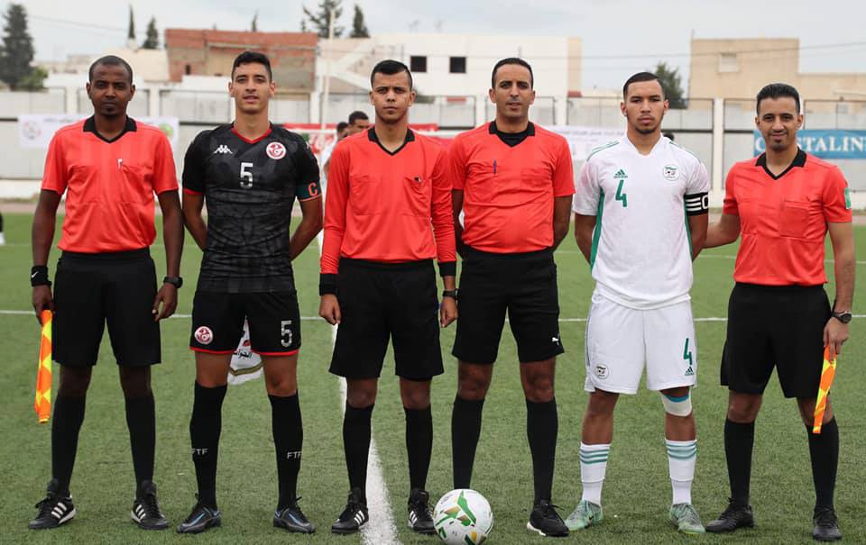 tunisie vs algerie bounas U20 cap unaf