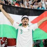 baghdad bounedjah sourire palestine drapeau