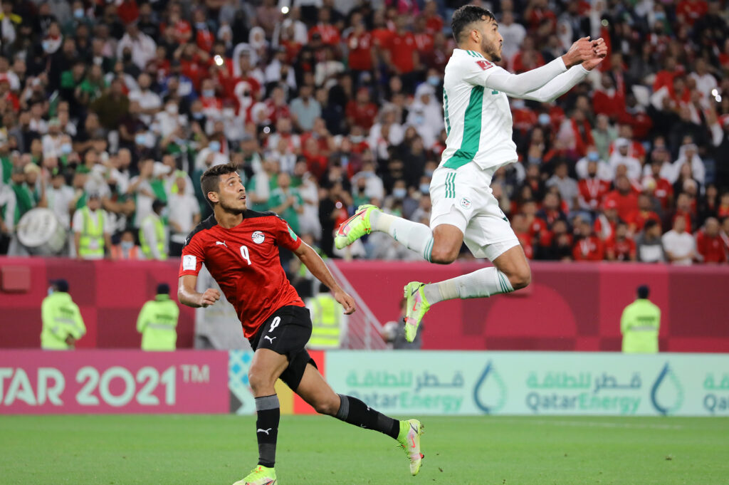 bedrane duel aerien coupe arabe 2021 egypte algerie 1 1