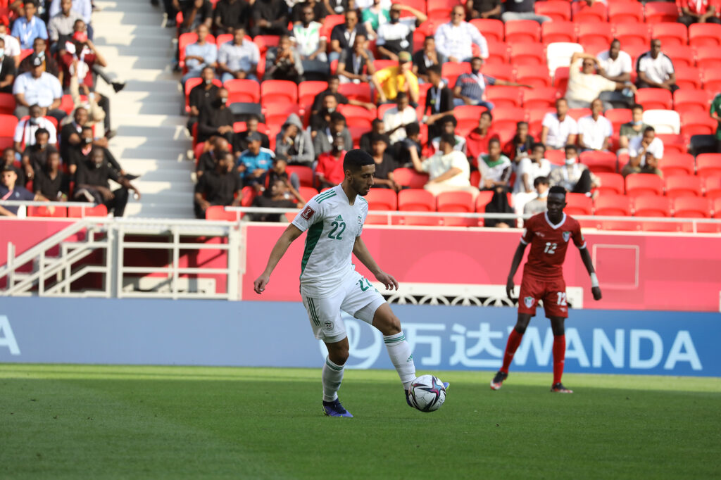 boutmene ailier coupe arabe 2021 algerie soudan 4 0