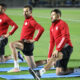 entrainement benlamri belaili rouge doha decembre 2021 arab cup