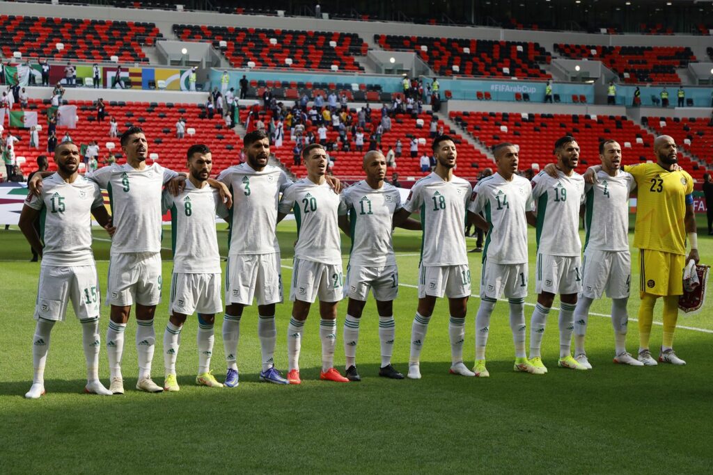 hymne coupe arabe 2021 algerie soudan 4 0
