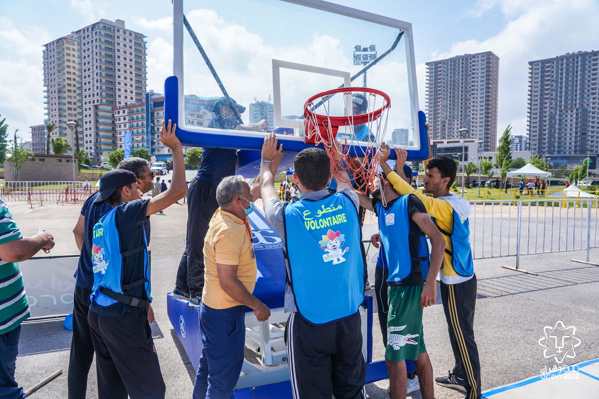 jm oran 2022 volontaires jeunes oranais basket