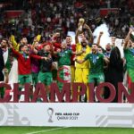 sacre arab cup 2021 algerie infantino podium mbolhi belaili brahimi triomphe heros