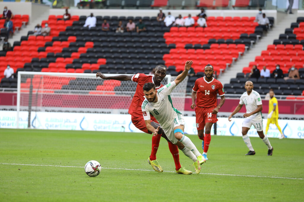 sayoud amir dribble coupe arabe 2021 algerie soudan 4 0