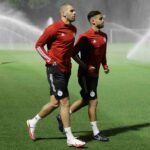 slimani profil helaimia doha entrainement rouge prepa can