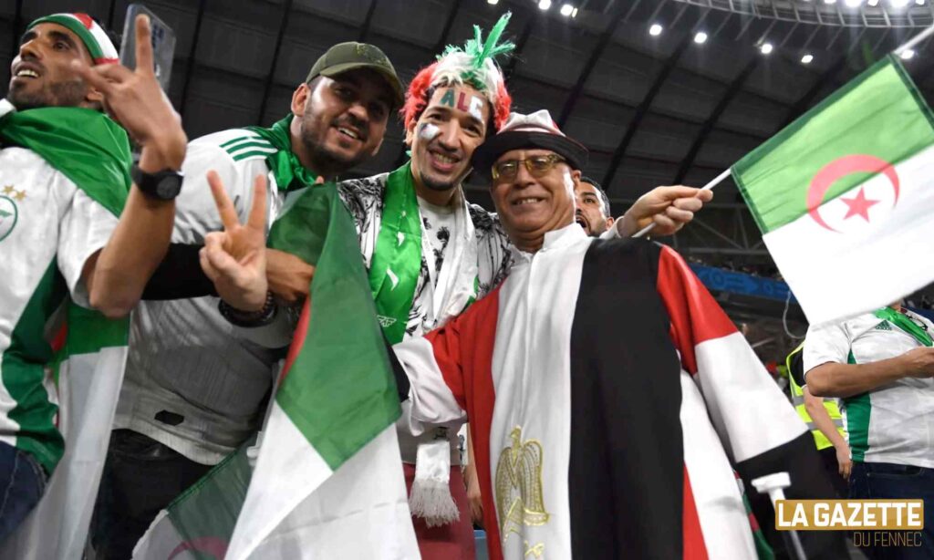 supporter public algerie egypte fennecs pharaons fraternite fans