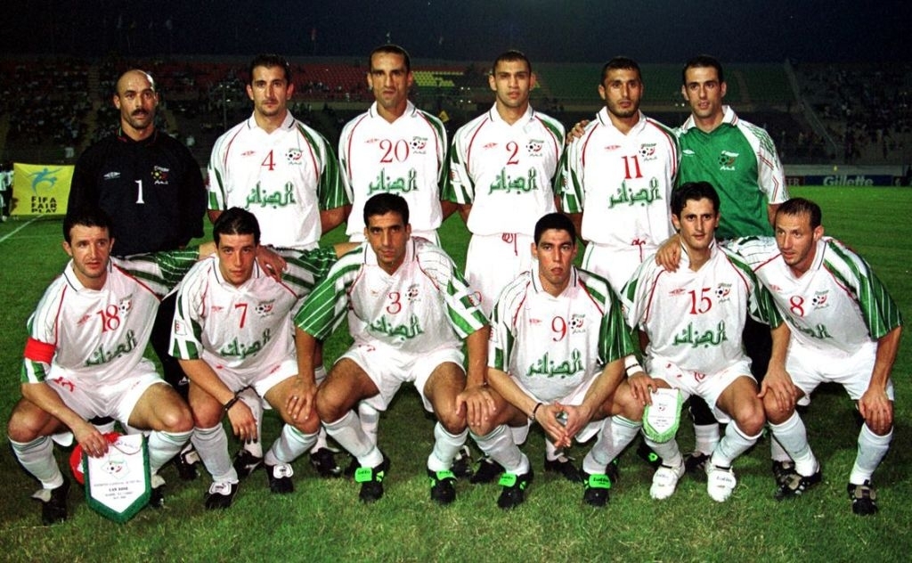 CAN 2000 algerie onze saifi saib ghazi benhamlat