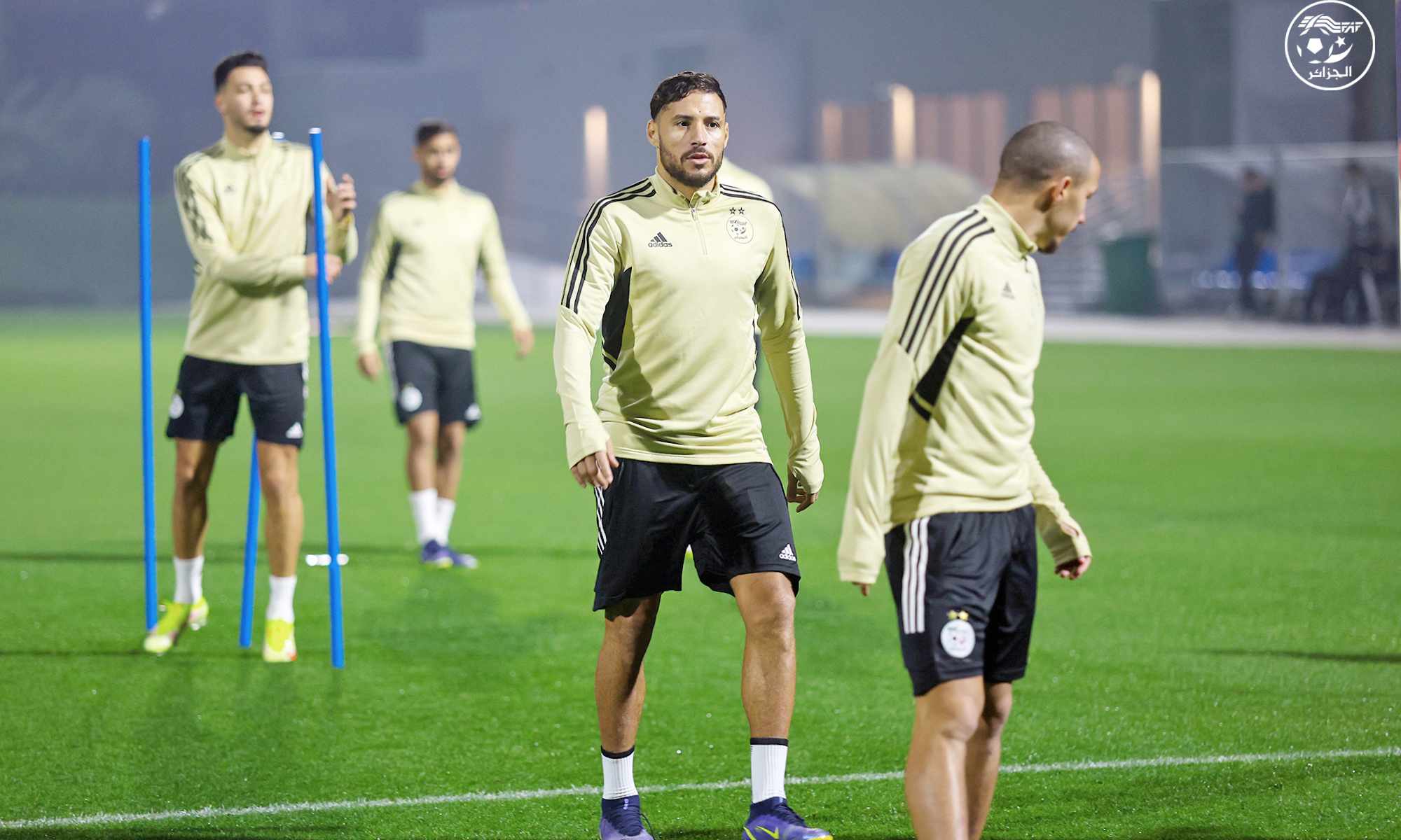 belaili youcef entrainement jaune doha preparation can 2021