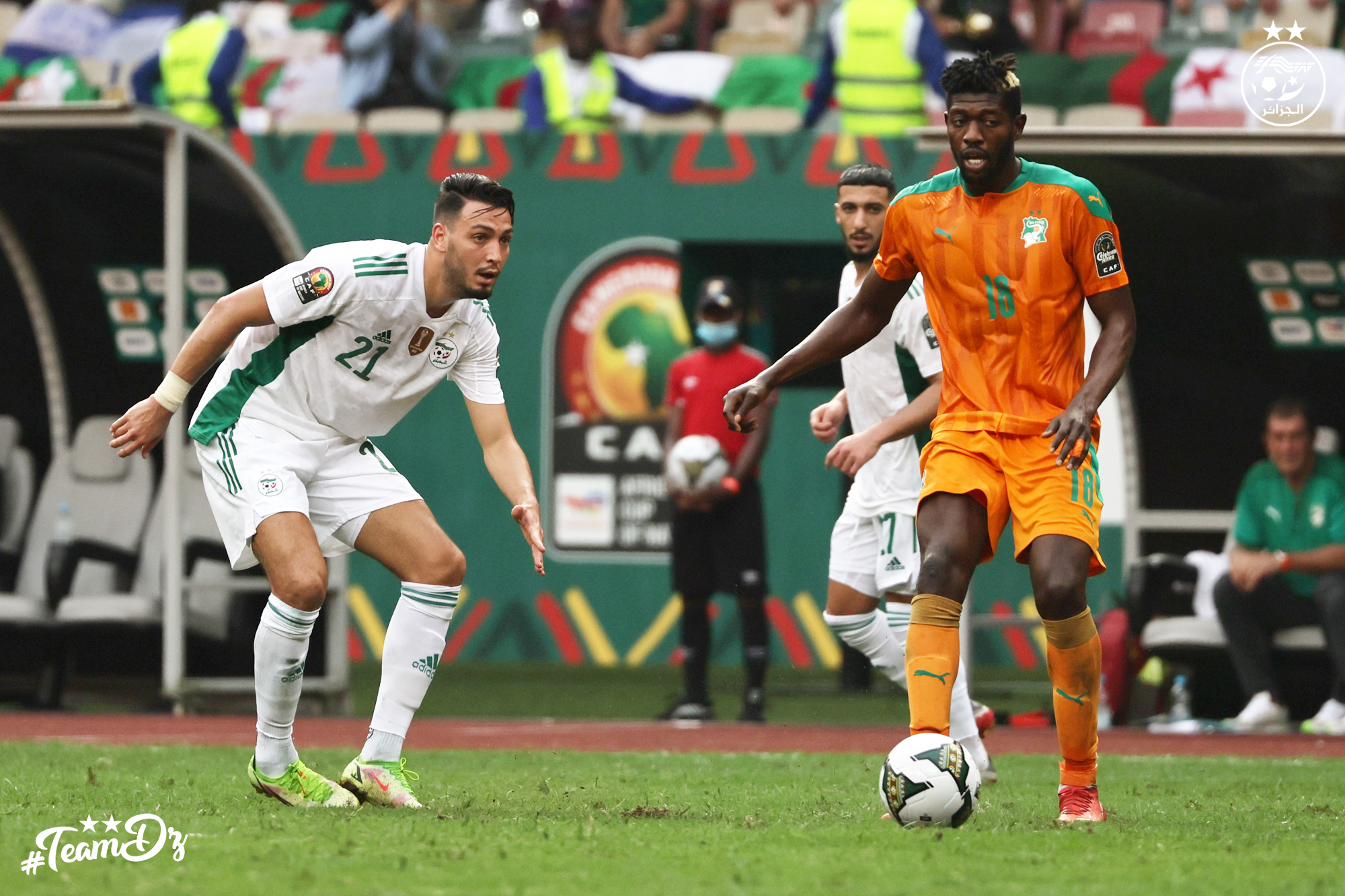 bensebaini ramy defaite cote divoire civ 3 1 can 2021 douala