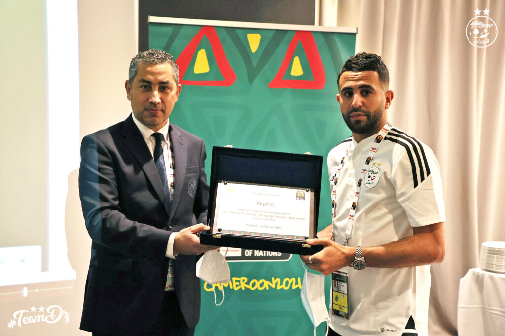 mahrez capitaine remise ceremonie can 2021