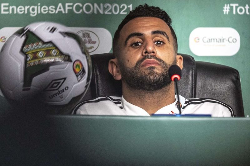 mahrez press conference douala can 2021