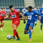 messaoudi billel buteur courtrai kv belgique attaquant