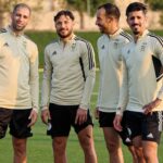 slimani bounedjah belaili benlamri entrainement sourire gladiateurs