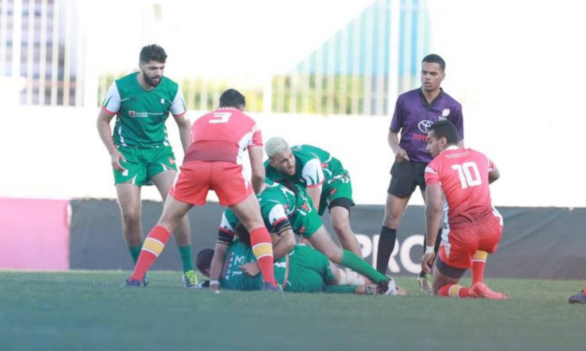 rugby seven arab tunisie algerie nabeul 56 0