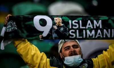slimani sporting cp supporter fans