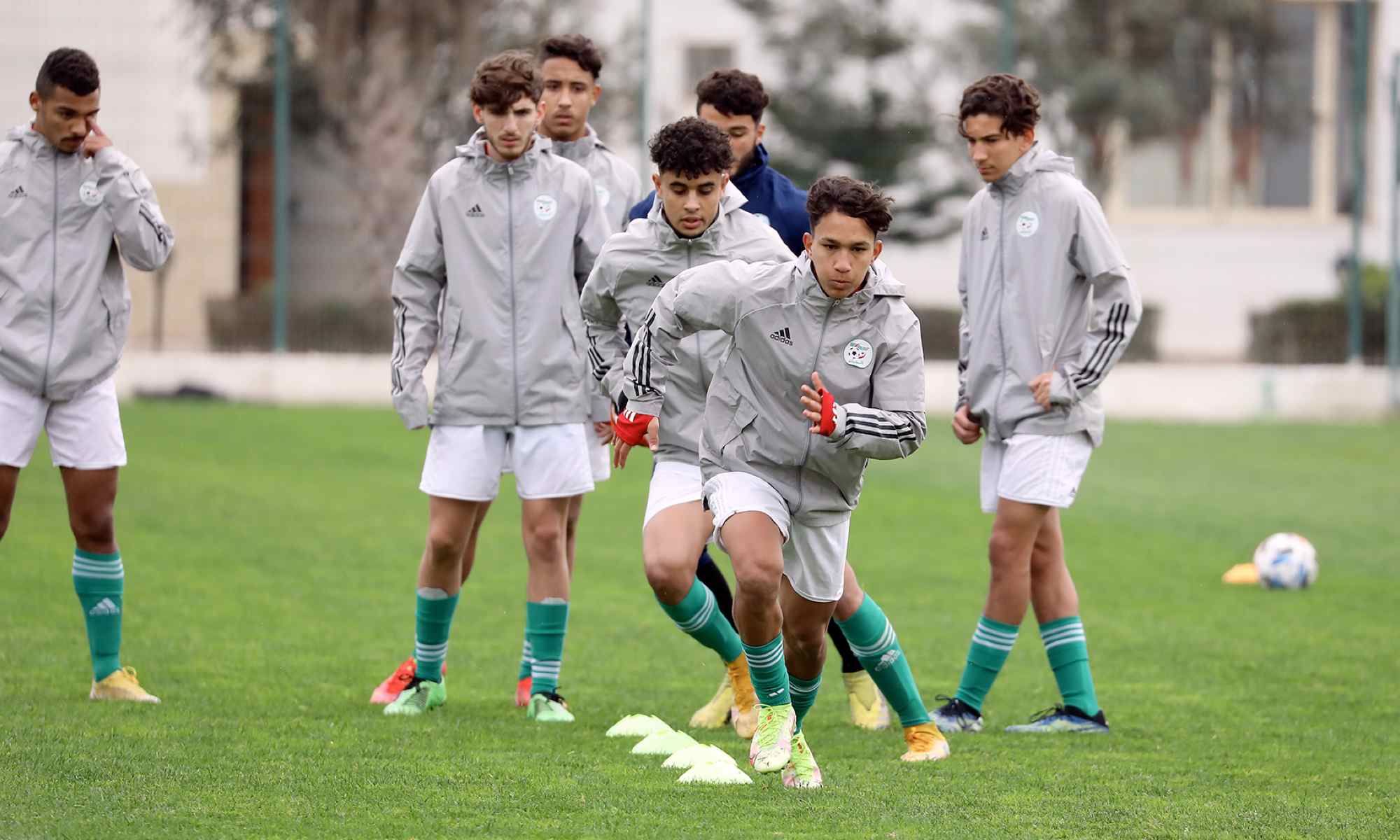 entrainement selection U18 gris jeunes