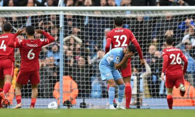 Riyad Mahrez rate Manchester City Liverpool 2021 22