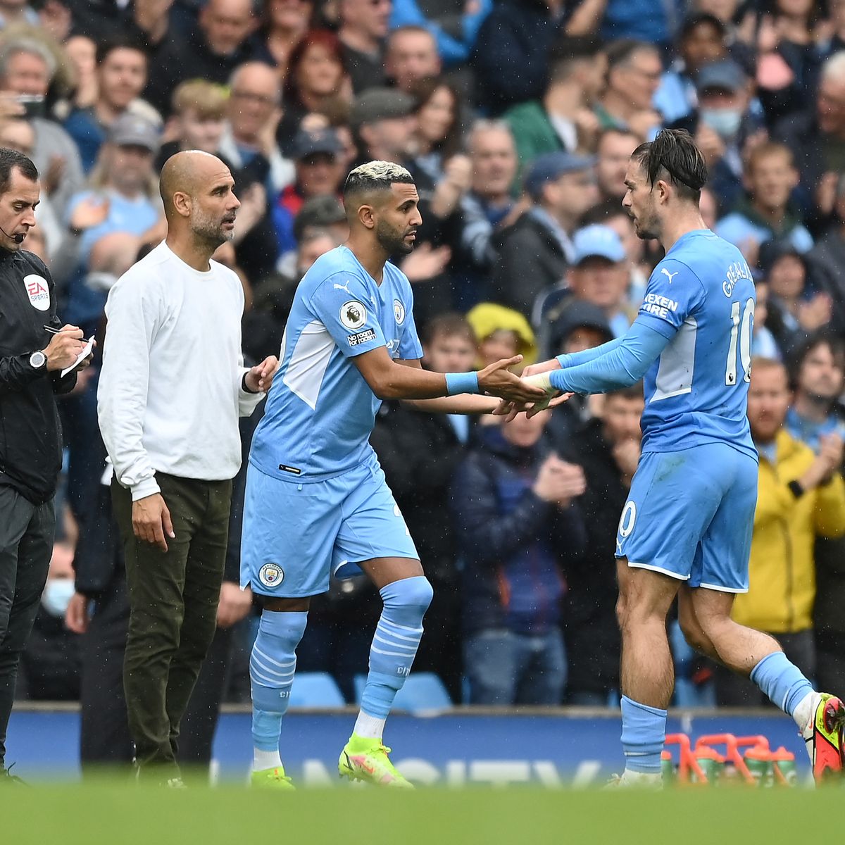 guardiola Riyad Mahrez Jack Grealish