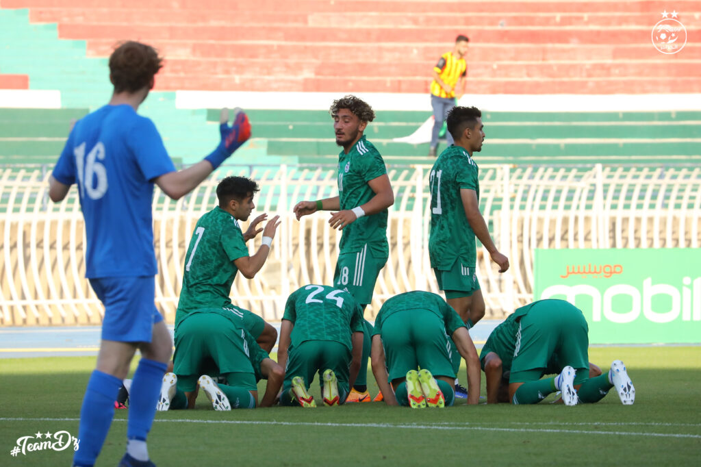but algerien khetir U23 amical Palestine 22 mai 2022