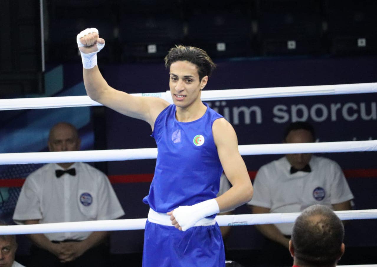 khelif imane joie victoire boxe dz