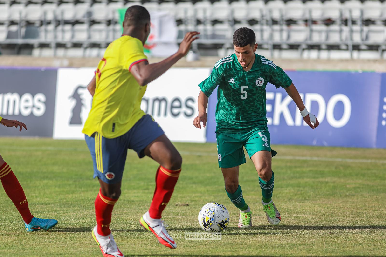 belkhir 5 algerie U23 colombie Tournoi Maurice Revello 2022 juin