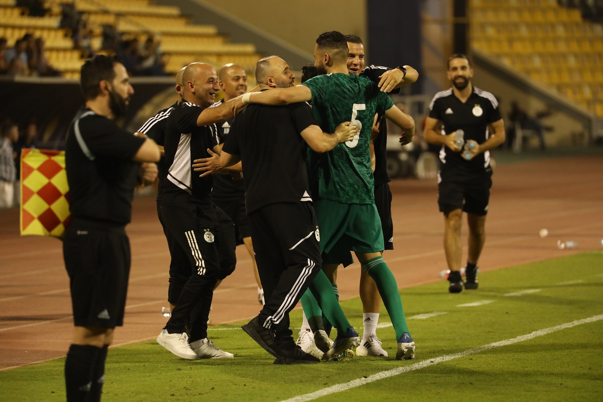 belmadi touba joie zoheir iran amical doha juin 2022