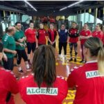 stage handball feminin groupe algerienne concentration avant jm oran