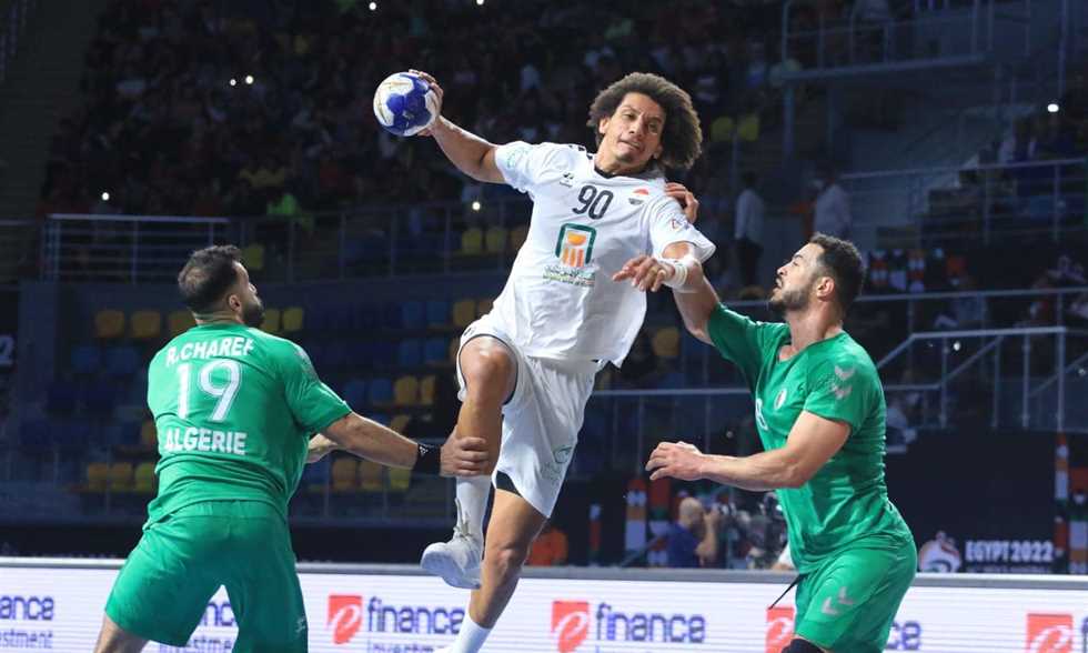 Ali Zein egypt algerie handball defaite 34 19 can 2022
