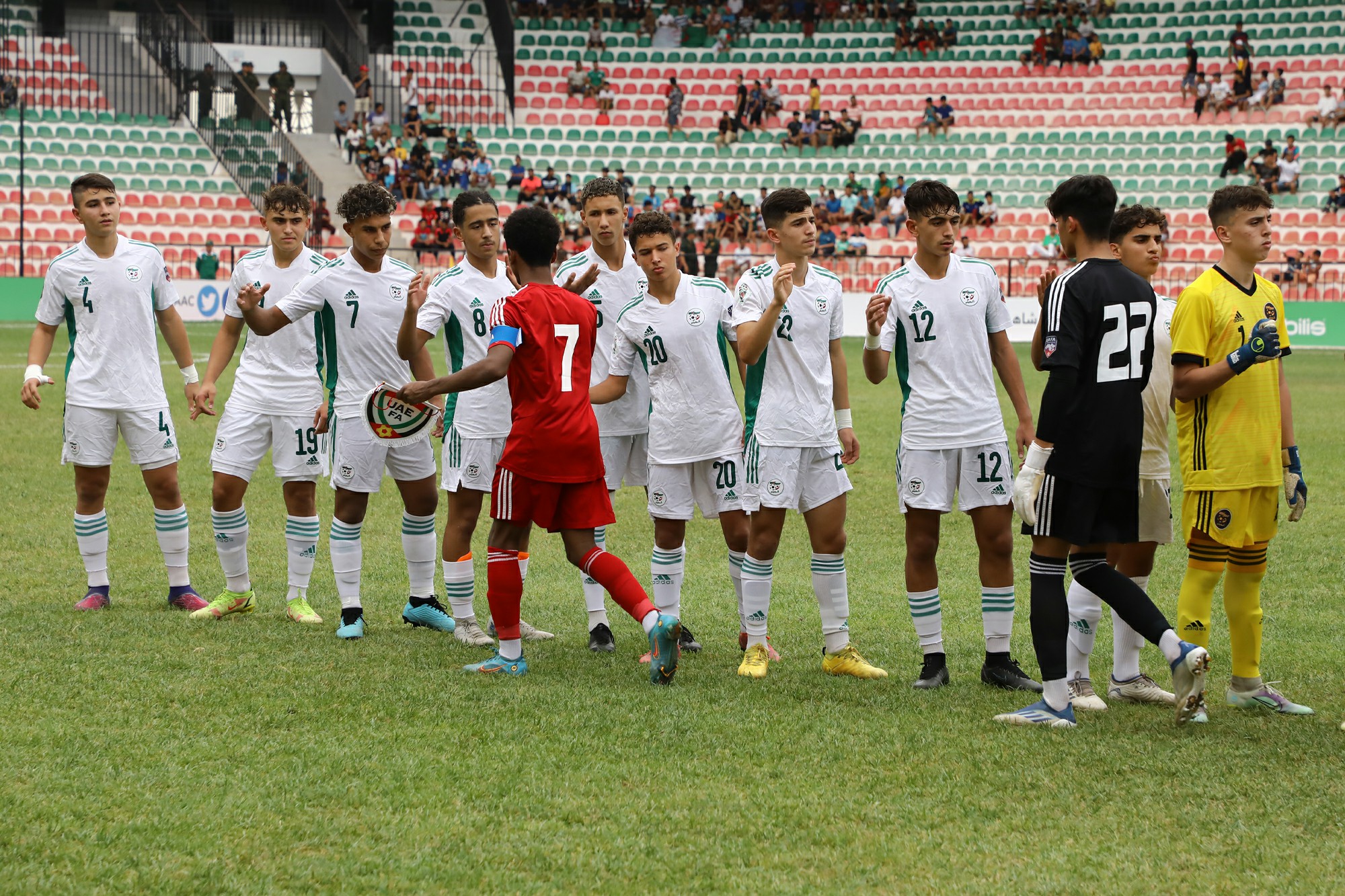 cadet emirats salutation u17 arab cup