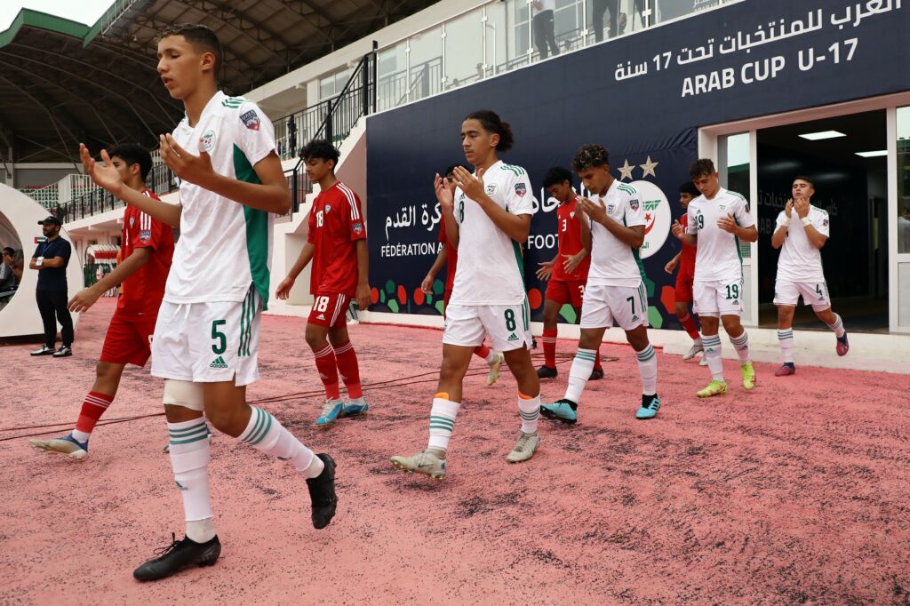 cadet entree priere u17 arab cup