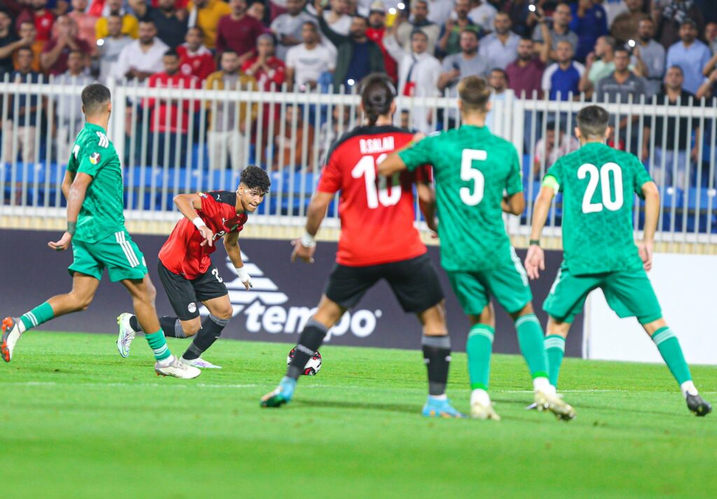 dehilis dos U20 arab cup 2022 duel egypt algerie def