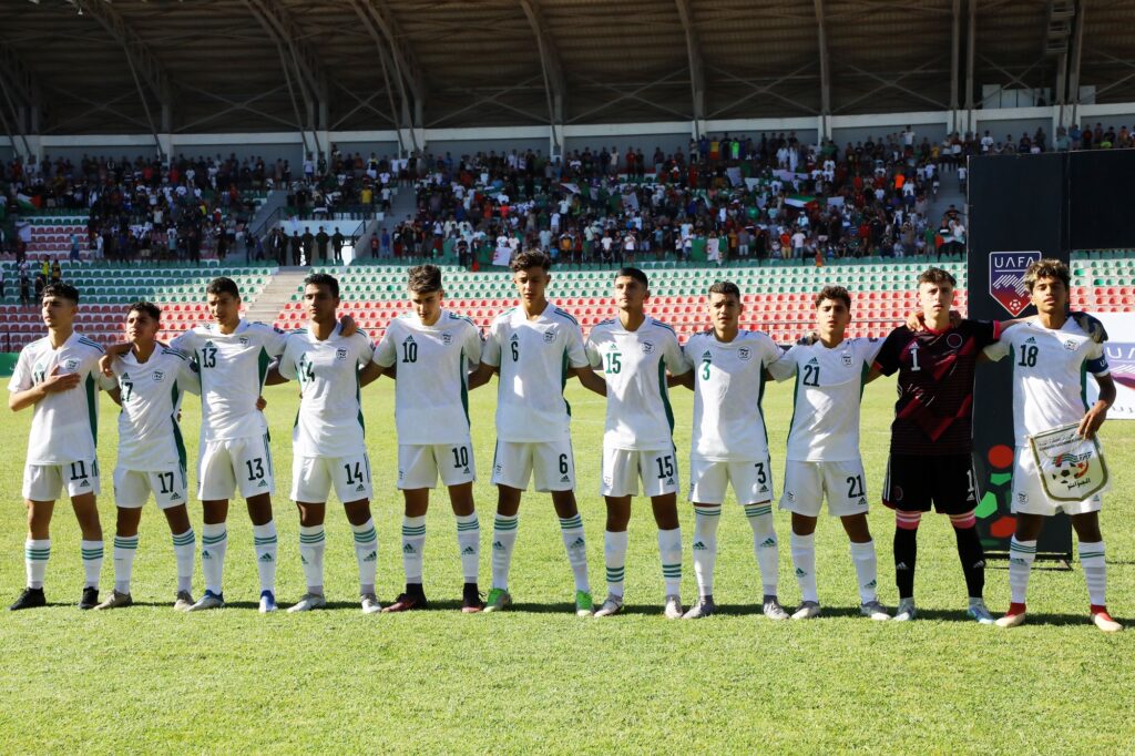 hymne team jeunes U17 arab cup 2022 sig palestine