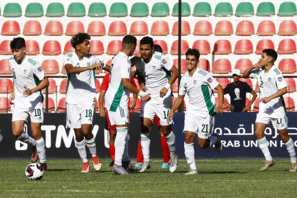 joie but collectif U17 arab cup 2022 sig palestine