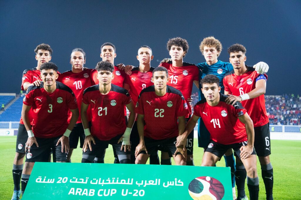 team pharaons U20 arab cup 2022 duel egypt algerie