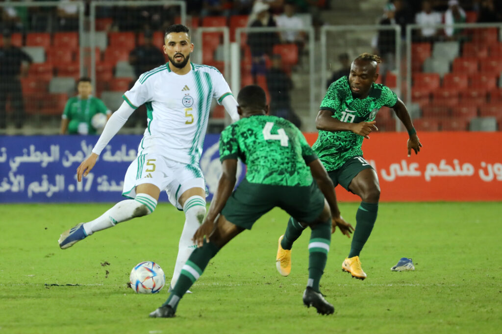 touba ahmed axial amical algerie nigeria septembre 2022 stade oran