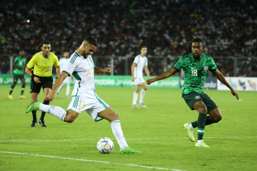 zorgane frappe ewobi amical algerie nigeria septembre 2022 stade oran