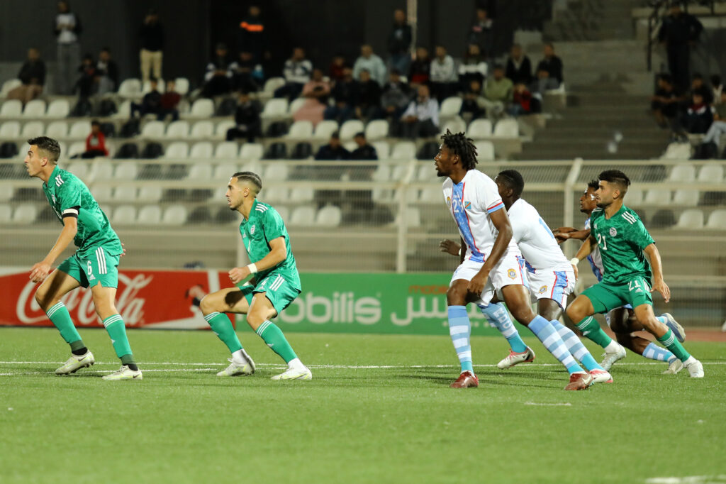 defaite U23 algerie rd congo setif eliminatoire CAN 2023 JO 2024