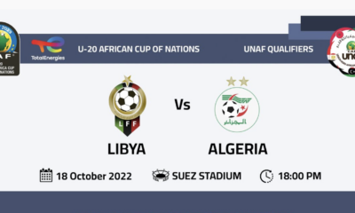 live match libye unaf U20