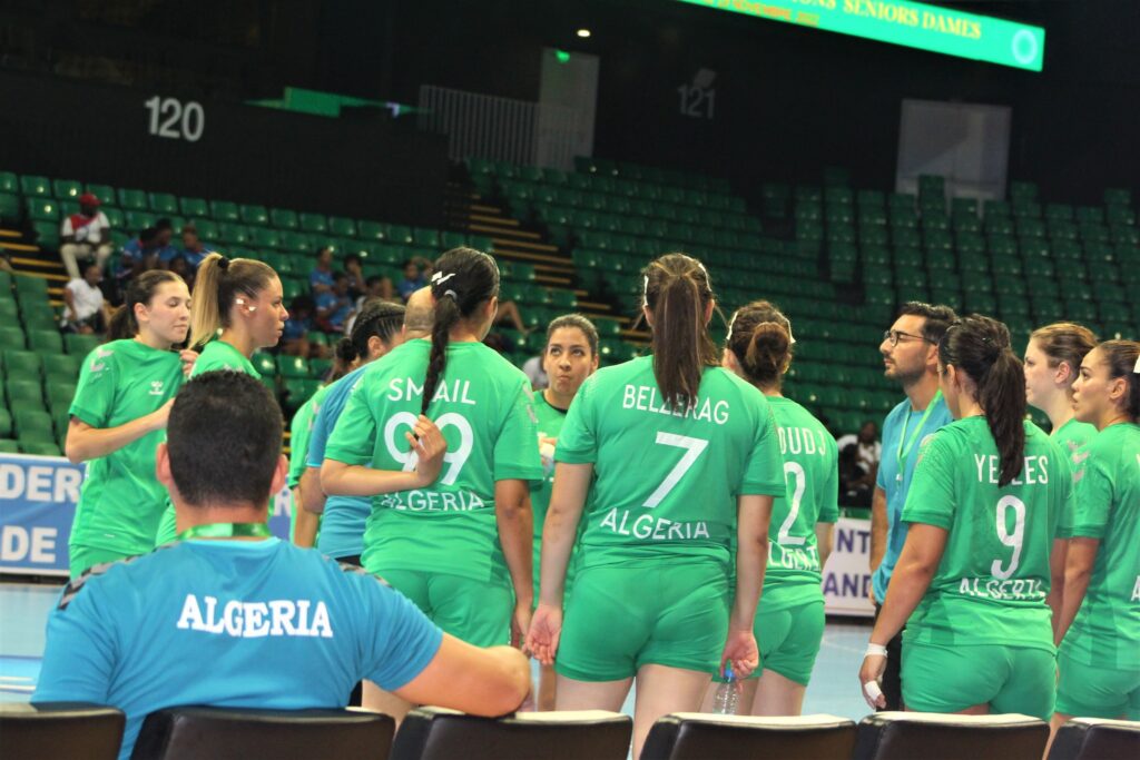 algeriennes belzerag handball feminin selection can 2022 dakar bellakhdar ebn abdelhafidh zazai graichi