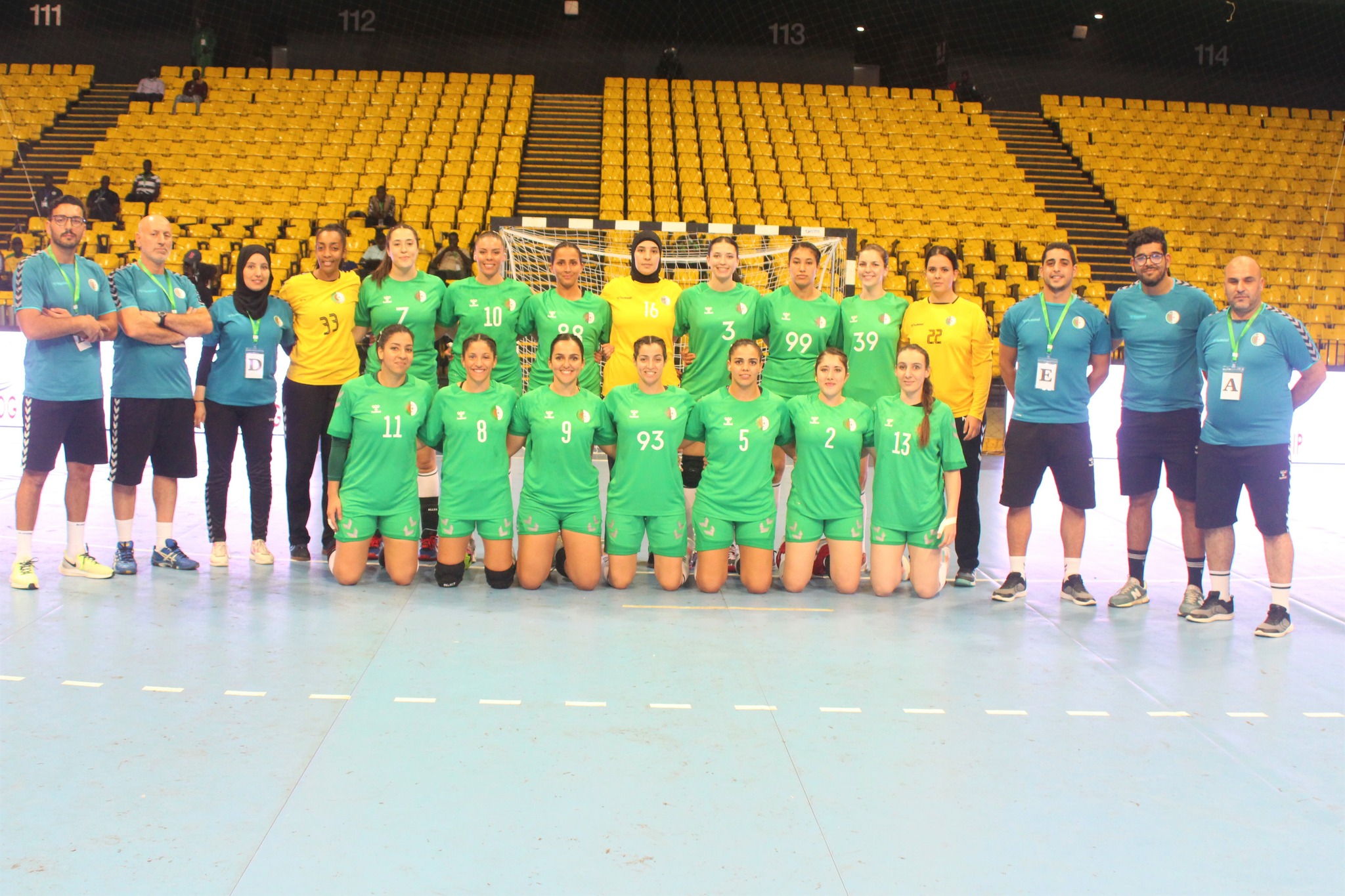 handball team feminin selection can 2022 dakar bellakhdar ebn abdelhafidh zazai graichi