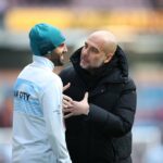 mahrez avec guardiola bonnet