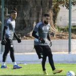 mandrea et zeghba gardiens entrainement sidi moussa novembre 2022