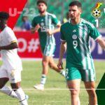 algérie ghana u23 elimination de l'algérie