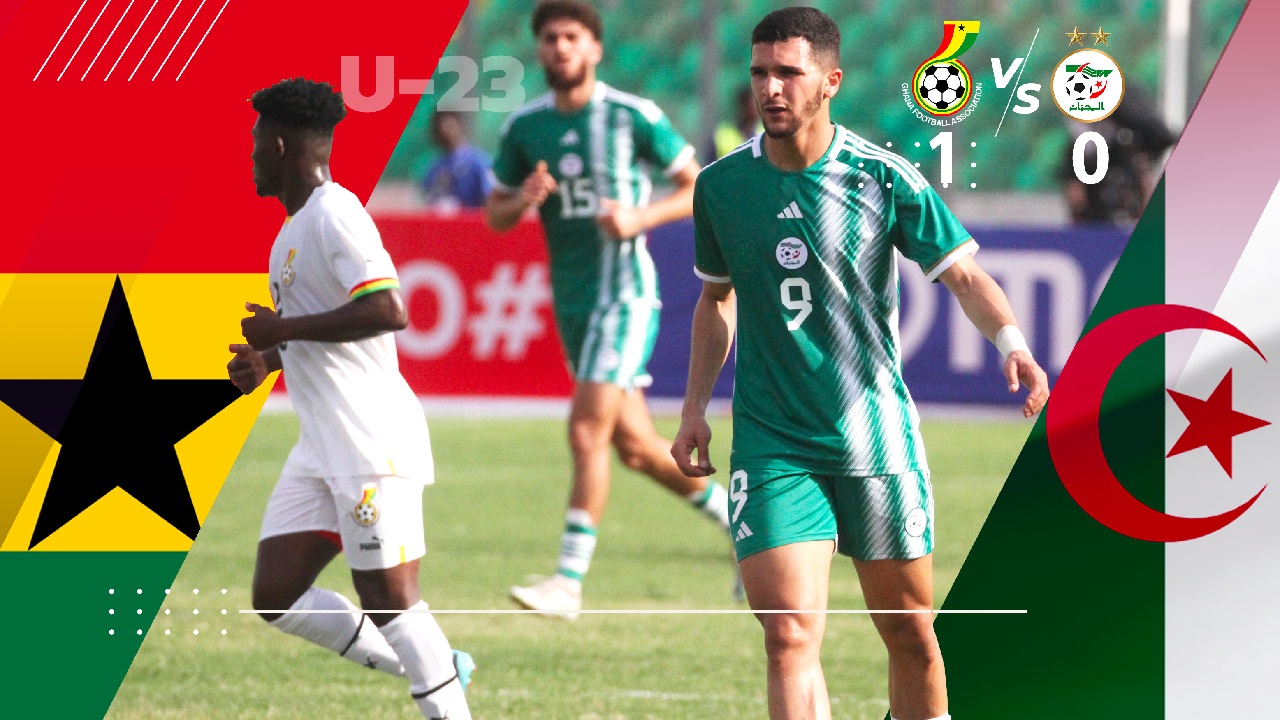 algérie ghana u23 elimination de l'algérie
